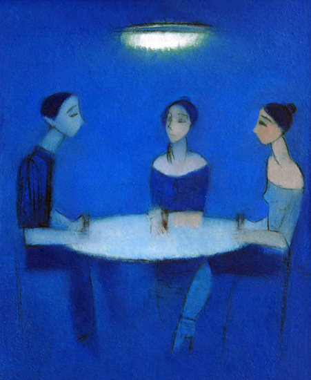 «At the round table» 60x50cm. 2008. Oil on canvas