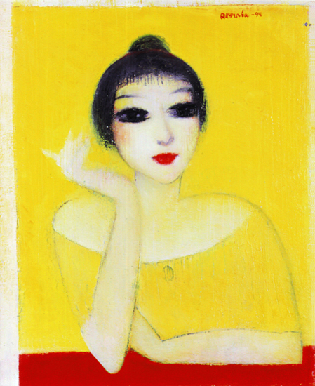 «Portrait of a woman» 60x65cm. 1994. Oil on canvas