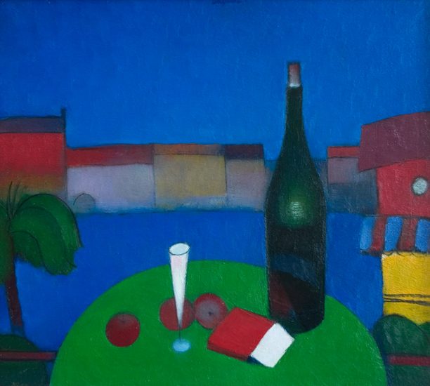 «Still life with Prima» 45.5x50.5cm. 2002. Oil on canvas